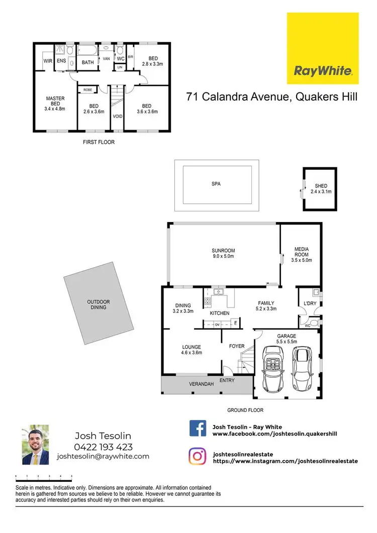 Floorplan of Homely house listing, 71 Calandra Avenue, Quakers Hill NSW 2763