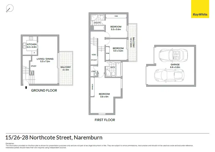 Floorplan of Homely unit listing, 15/26-28 Northcote Street, Naremburn NSW 2065
