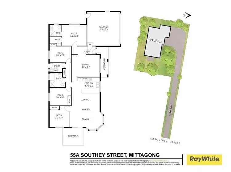 Floorplan of Homely house listing, 55a Southey Street, Mittagong NSW 2575