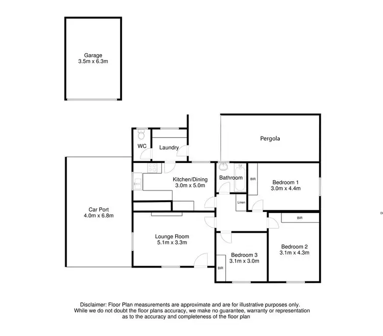 Floorplan of Homely house listing, 9 Oolna Street, Mount Gambier SA 5290
