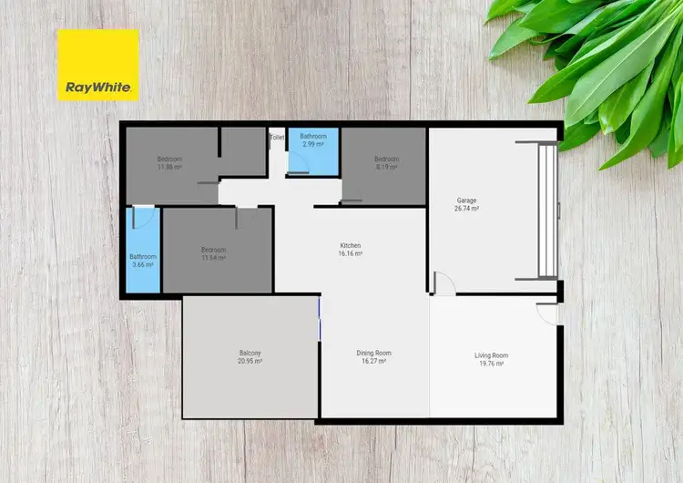 Floorplan of Homely house listing, 3 Lister Close, Gympie QLD 4570