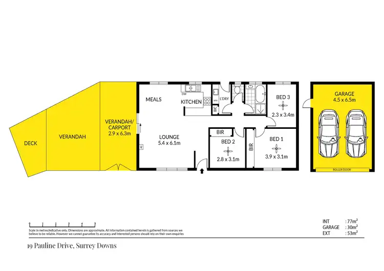 Floorplan of Homely house listing, 19 pauline Drive, Surrey Downs SA 5126