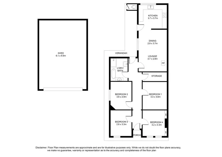Floorplan of Homely house listing, 44 Wehl Street South, Mount Gambier SA 5290