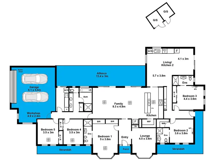 Floorplan of Homely house listing, 22 Clearview Avenue, Belair SA 5052