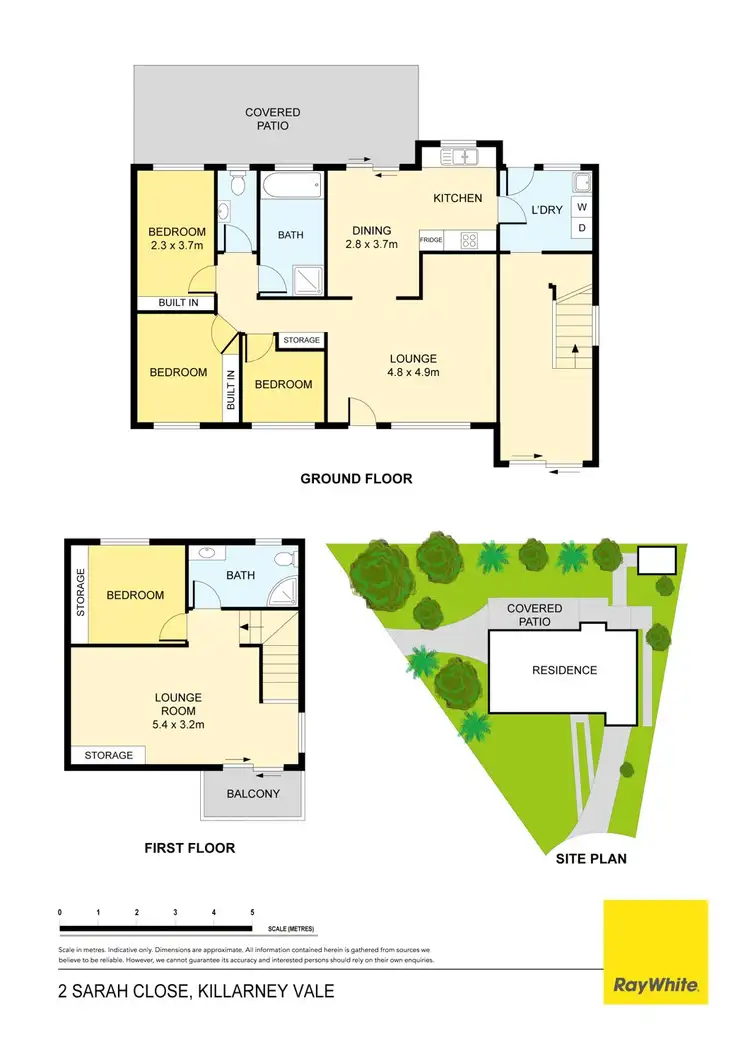 Floorplan of Homely house listing, 2 Sarah Close, Killarney Vale NSW 2261
