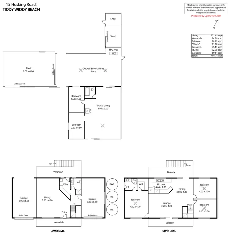Floorplan of Homely house listing, 15 Hosking Road, Tiddy Widdy Beach SA 5571