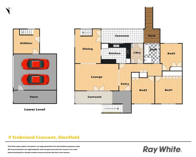 Floorplan of Homely house listing, 9 Trobriand Crescent, Glenfield NSW 2167