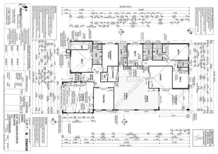 Floorplan of Homely house listing, 33 Amazon Drive, Baldivis WA 6171