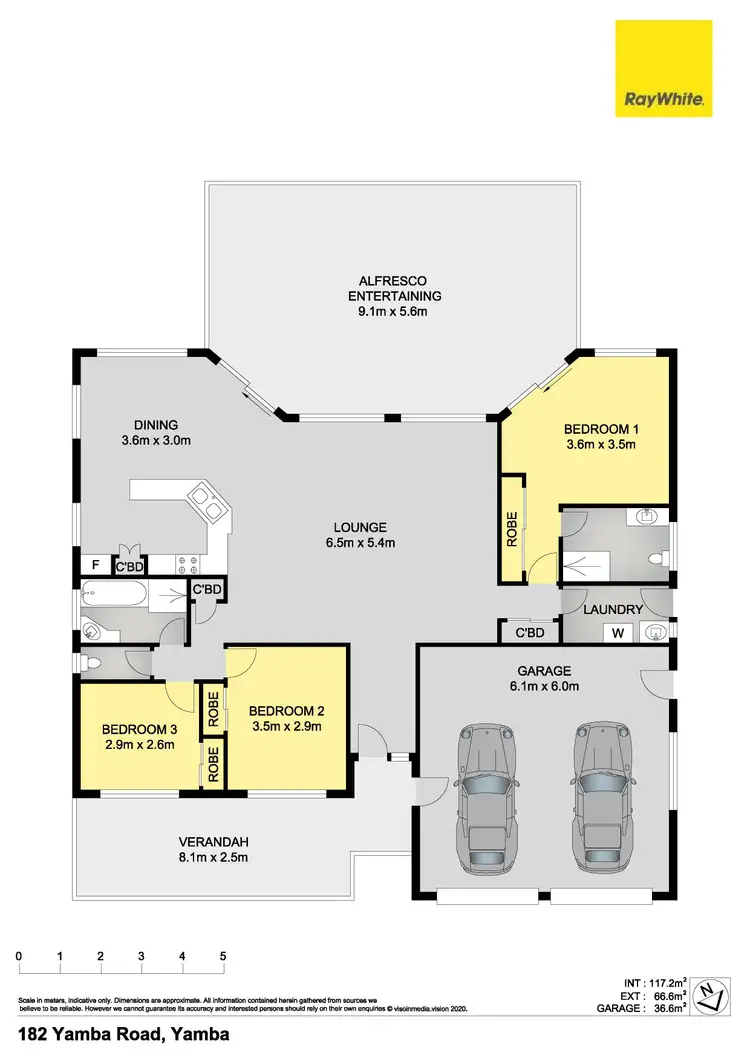 Floorplan of Homely house listing, 182 Yamba Road, Yamba NSW 2464