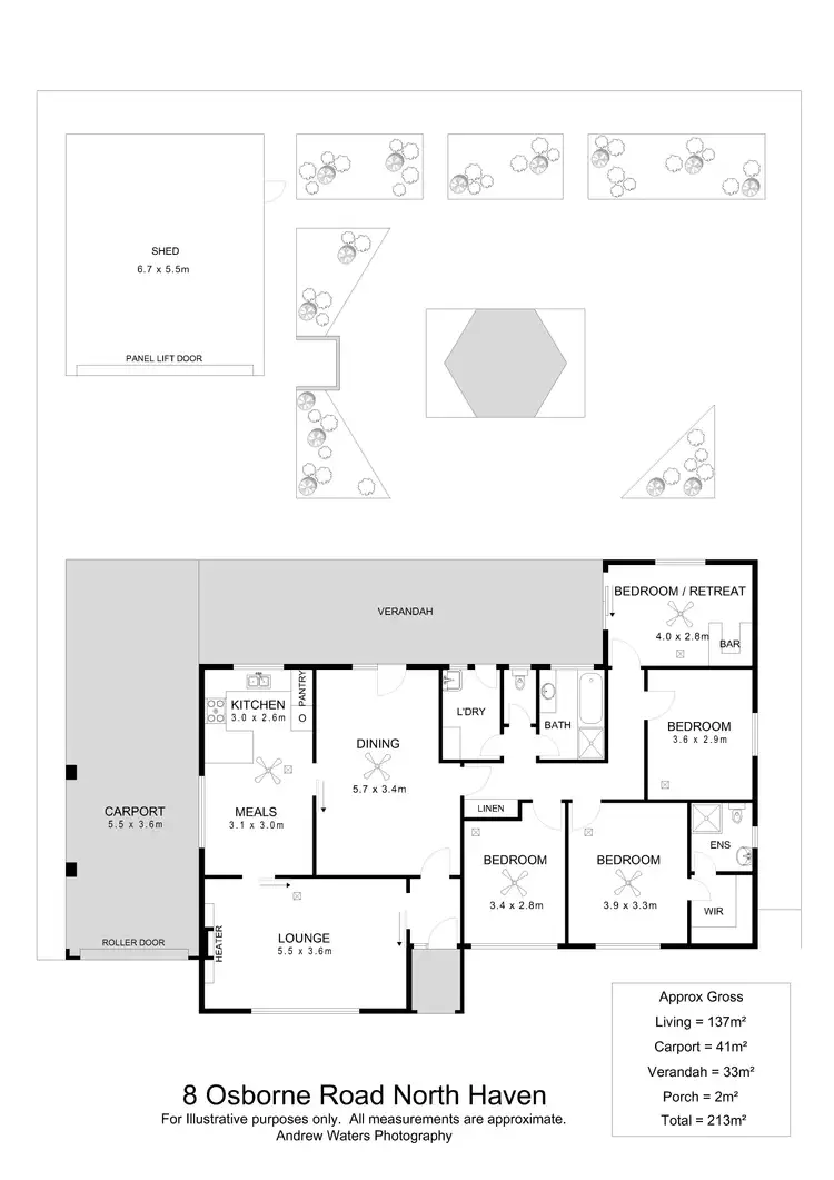 Floorplan of Homely house listing, 8 Osborne Road, North Haven SA 5018