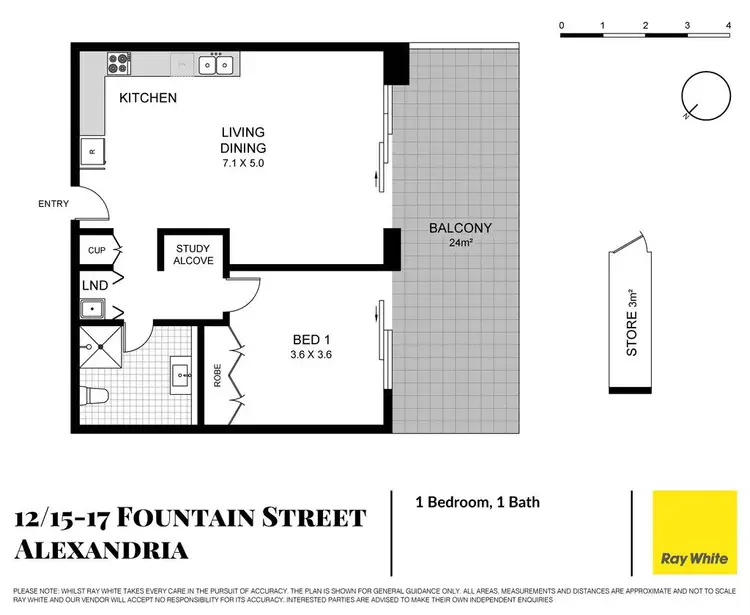 Floorplan of Homely apartment listing, 12/15-17 Fountain Street, Alexandria NSW 2015