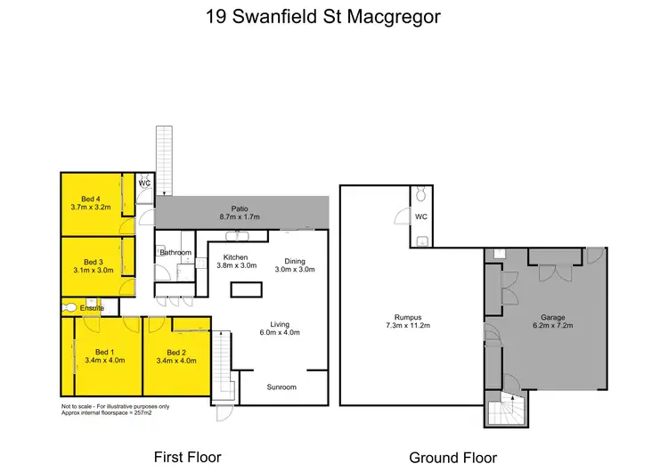 Floorplan of Homely house listing, 19 Swanfield Street, Macgregor QLD 4109