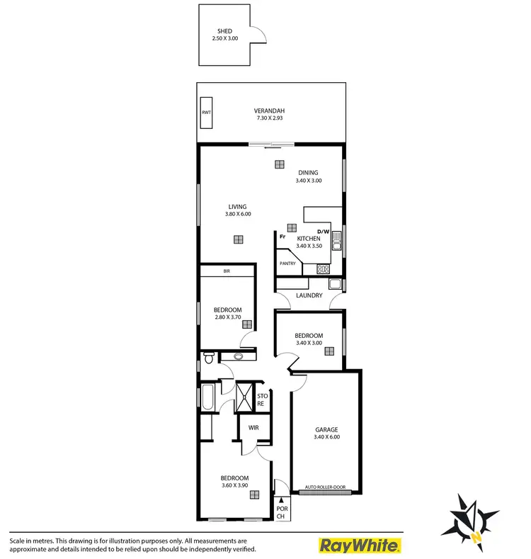 Floorplan of Homely house listing, 11B Crocker Street, Goolwa SA 5214