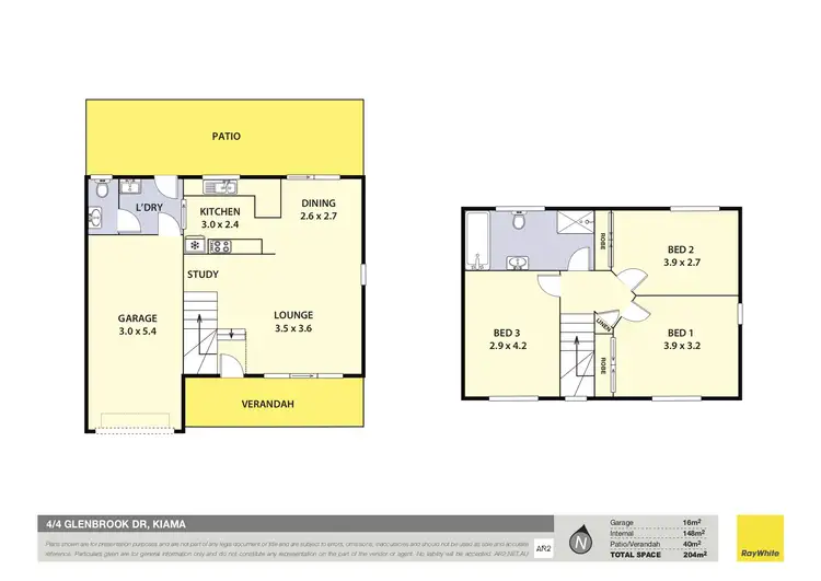 Floorplan of Homely townhouse listing, 4/4 Glenbrook Drive, Kiama NSW 2533