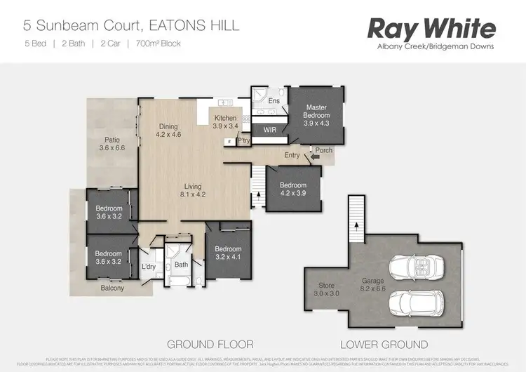 Floorplan of Homely house listing, 5 Sunbeam Court, Eatons Hill QLD 4037