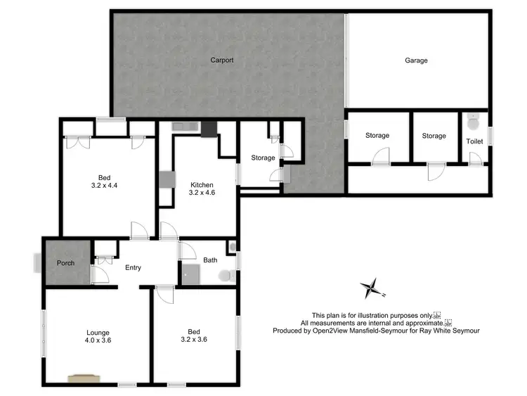 Floorplan of Homely house listing, 5 Loach Street, Seymour VIC 3660
