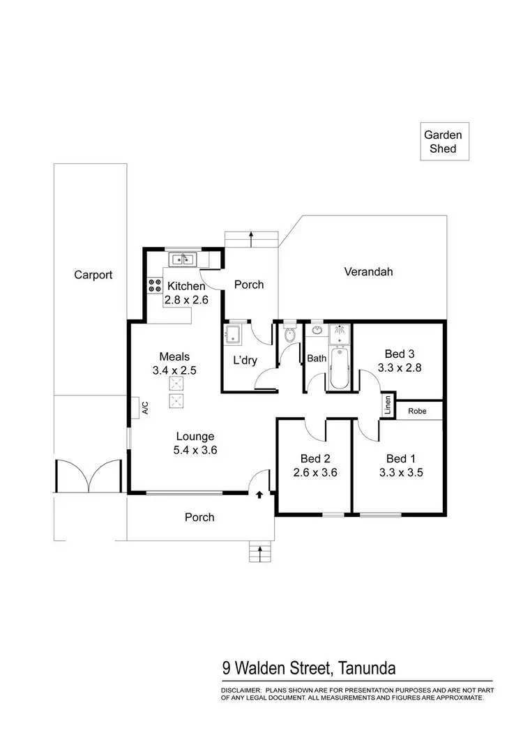 Floorplan of Homely house listing, 9 Walden Street, Tanunda SA 5352