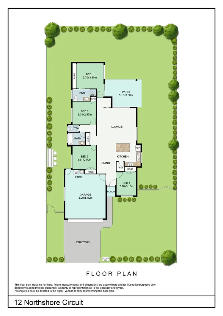 Floorplan of Homely house listing, 12 Northshore Circuit, Idalia QLD 4811