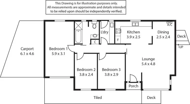 Floorplan of Homely house listing, 67 Davis Avenue, Christies Beach SA 5165