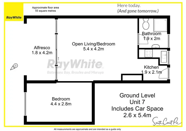 Floorplan of Homely unit listing, 7/384-388 Beach Road, Batehaven NSW 2536