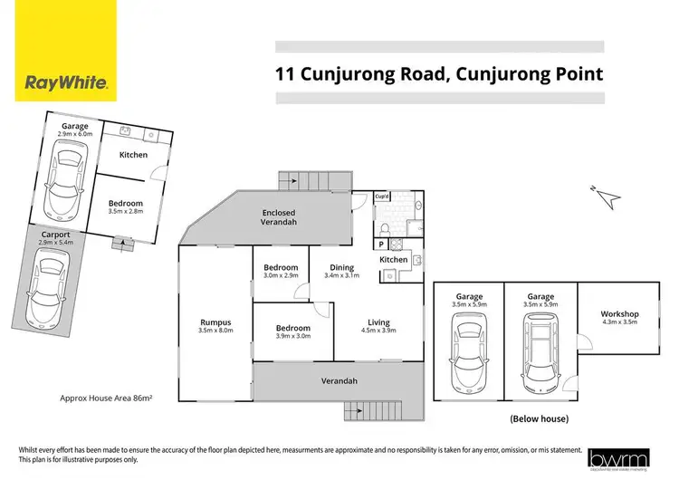 Floorplan of Homely house listing, 11 Cunjurong Point Road, Cunjurong Point NSW 2539