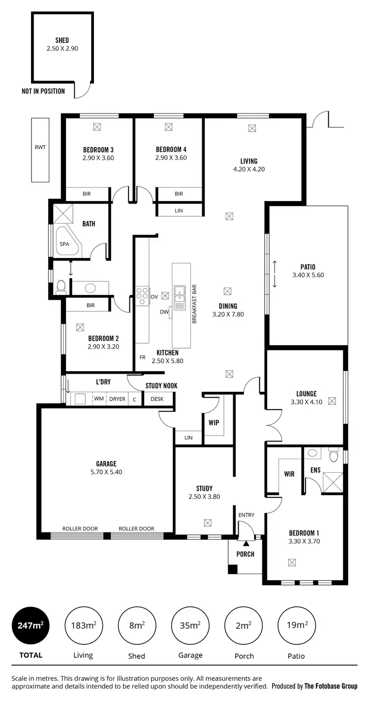 Floorplan of Homely house listing, 3 Cheshire Court, Mount Barker SA 5251