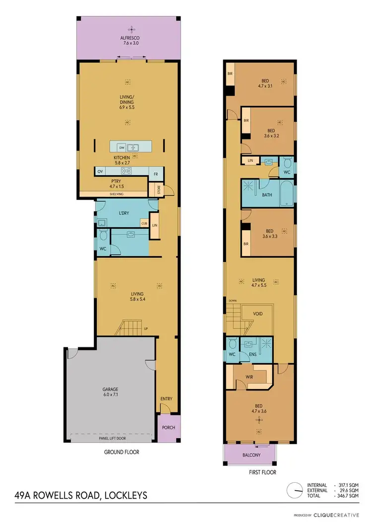 Floorplan of Homely house listing, 49 Rowells Road, Lockleys SA 5032