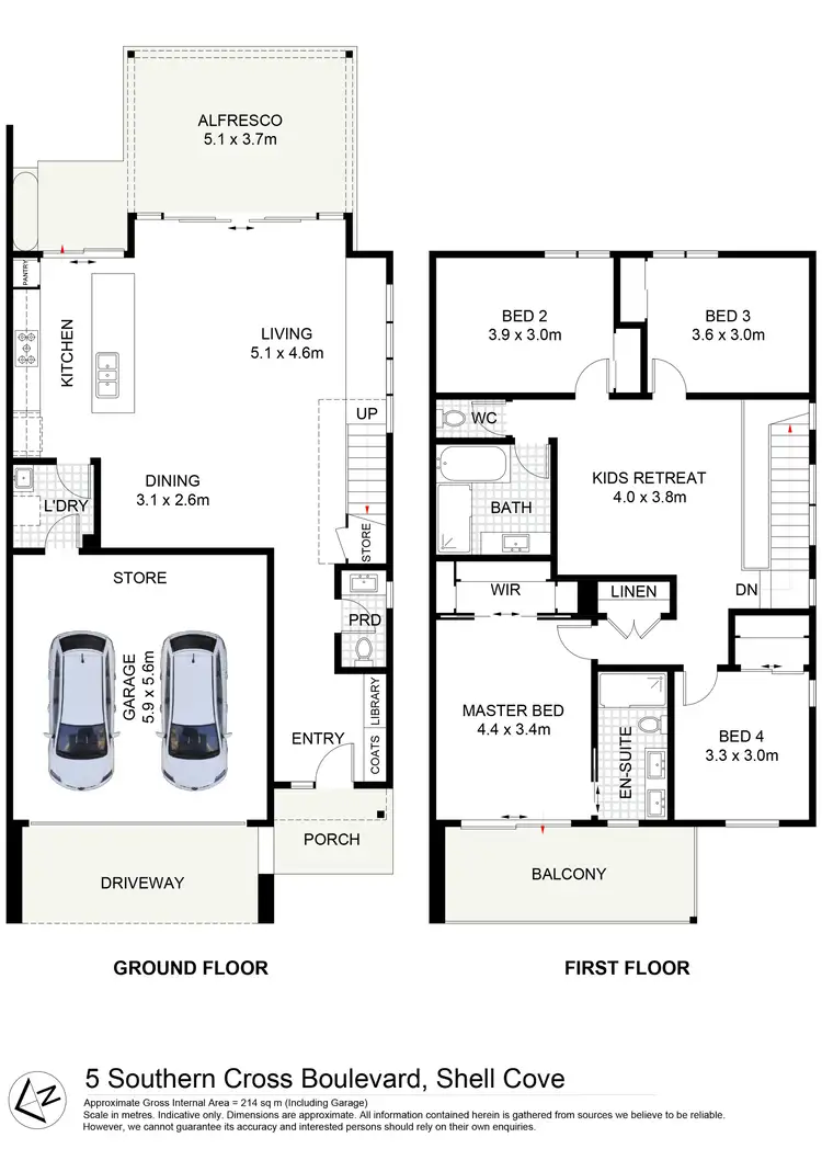 Floorplan of Homely house listing, 5 Southern Cross Boulevard, Shell Cove NSW 2529