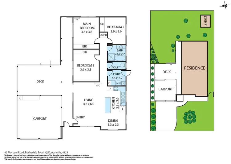 Floorplan of Homely house listing, 42 Morbani Road, Rochedale South QLD 4123