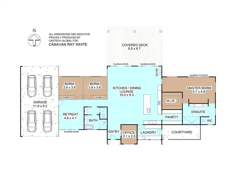 Floorplan of Homely house listing, 45 Donovans Way, Mansfield VIC 3722
