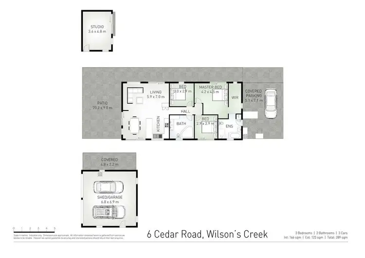 Floorplan of Homely house listing, 6 Cedar Road, Wilsons Creek NSW 2482