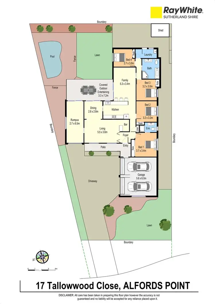 Floorplan of Homely house listing, 17 Tallowwood Close, Alfords Point NSW 2234