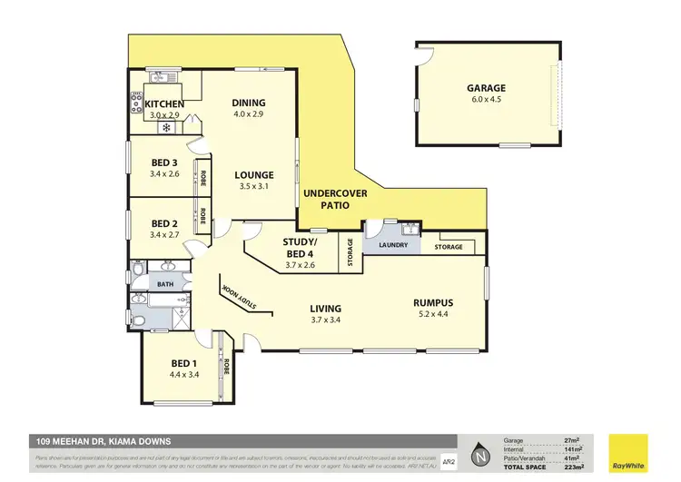 Floorplan of Homely house listing, 109 Meehan Drive, Kiama Downs NSW 2533