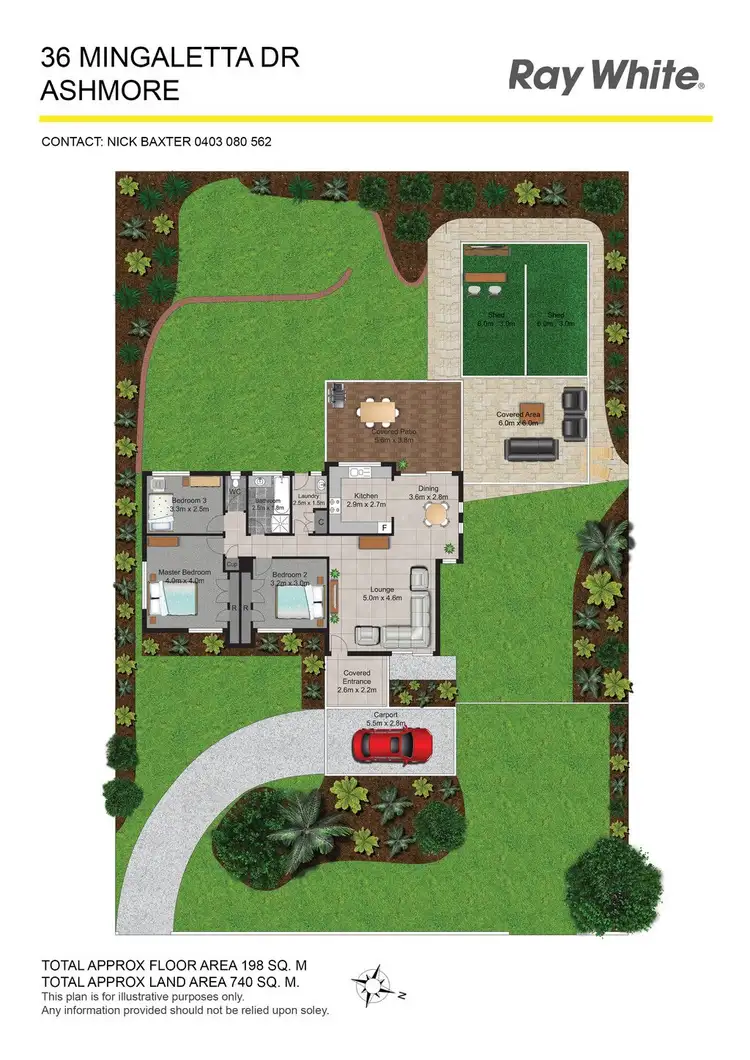 Floorplan of Homely house listing, 36 Mingaletta Drive, Ashmore QLD 4214