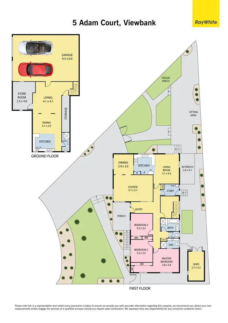 Floorplan of Homely house listing, 5 Adam Court, Viewbank VIC 3084