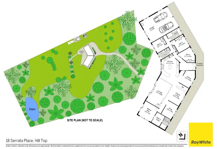 Floorplan of Homely house listing, 18 Serrata Place, Hill Top NSW 2575