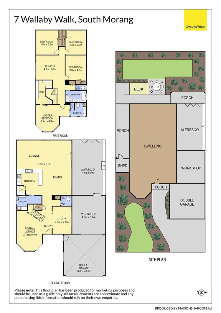Floorplan of Homely house listing, 7 Wallaby Walk, South Morang VIC 3752