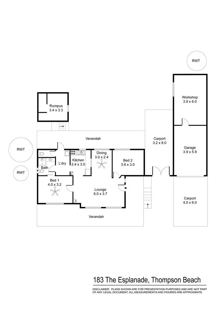 Floorplan of Homely house listing, 189 The Esplanade, Thompson Beach SA 5501