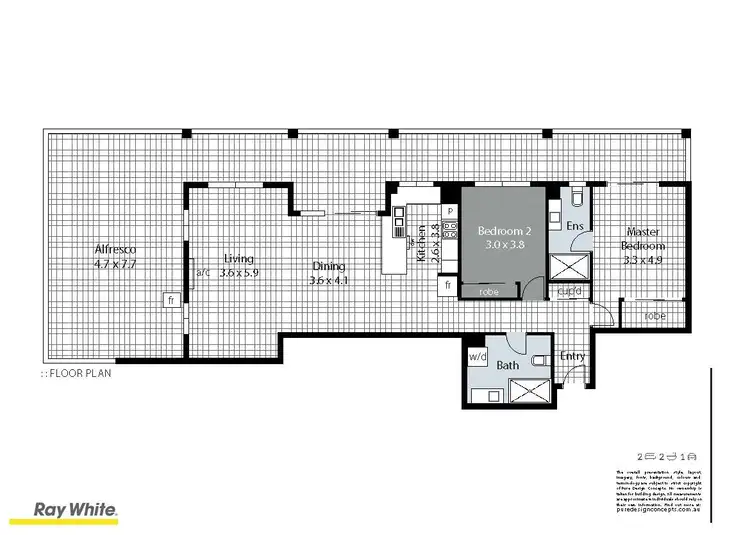 Floorplan of Homely apartment listing, 2/78 Stanhill Drive, Chevron Island QLD 4217