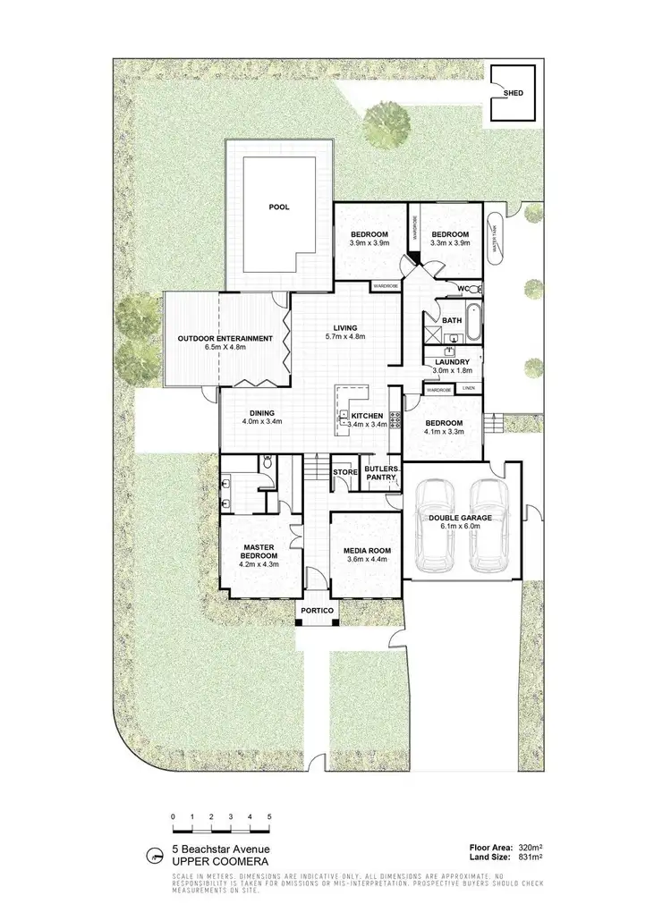 Floorplan of Homely house listing, 5 Beachstar Avenue, Upper Coomera QLD 4209