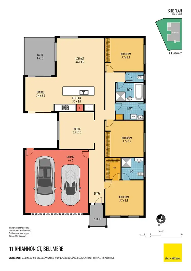 Floorplan of Homely house listing, 11 Rhiannon Court, Bellmere QLD 4510