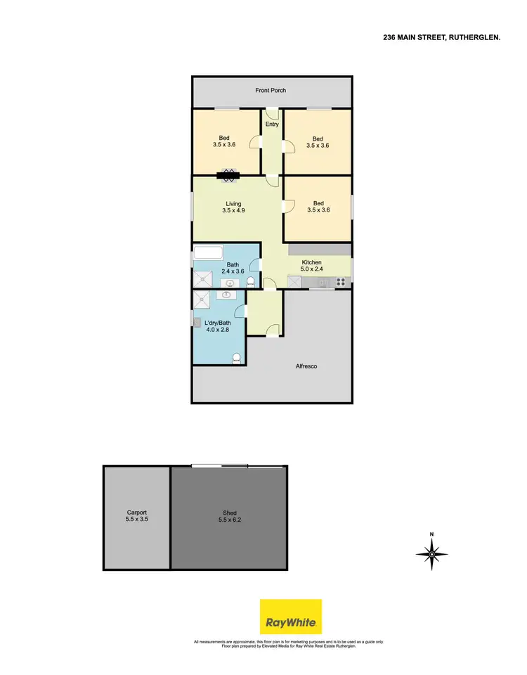 Floorplan of Homely house listing, 236 Main Street, Rutherglen VIC 3685