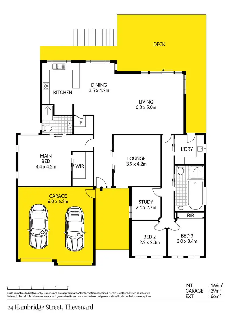 Floorplan of Homely house listing, 24 Hambidge Street, Thevenard SA 5690