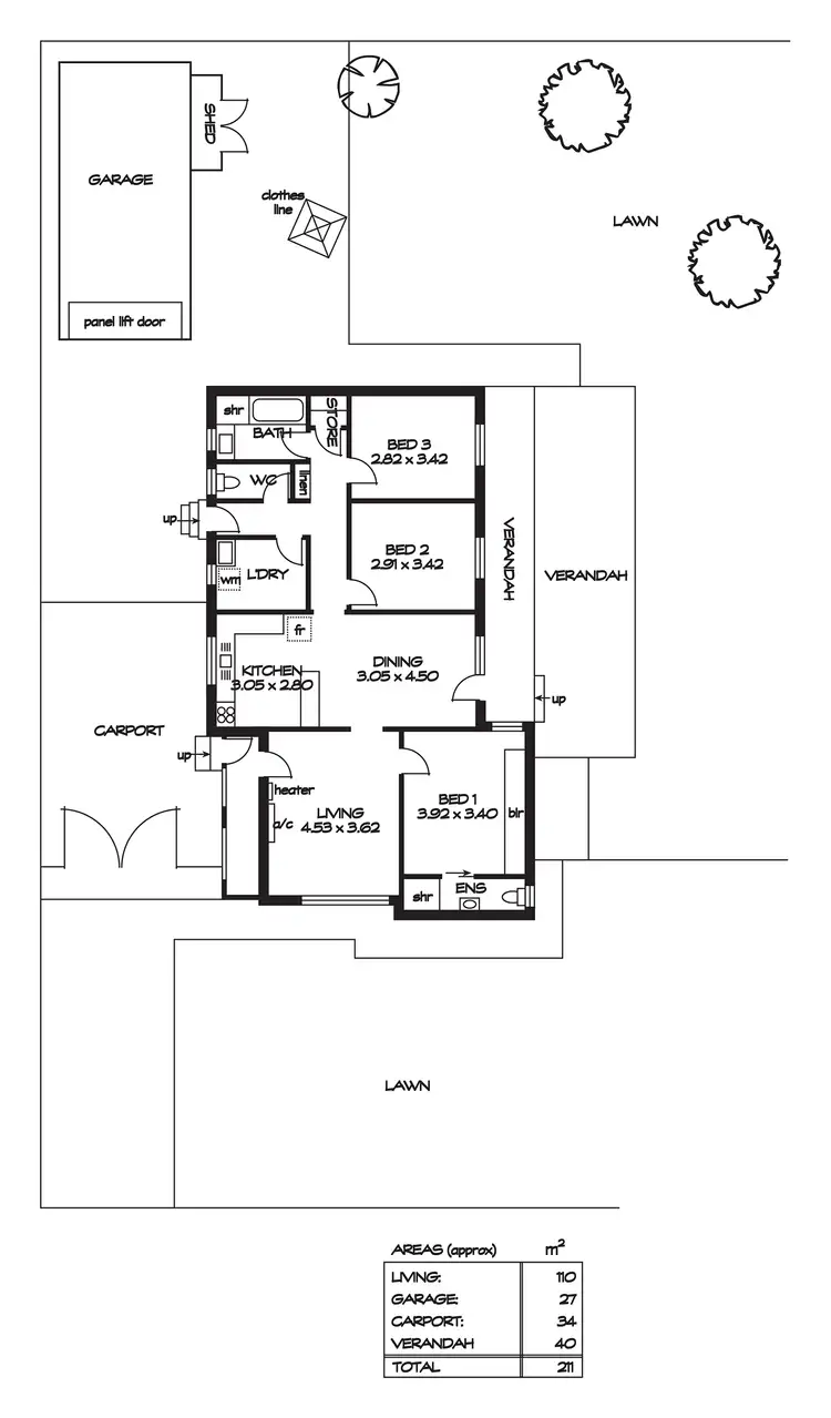 Floorplan of Homely house listing, 106 Goddard Drive, Salisbury Park SA 5109