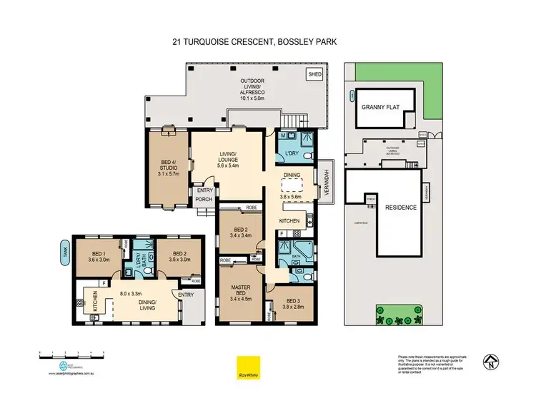 Floorplan of Homely house listing, 21 & 21A Turquoise Crescent, Bossley Park NSW 2176