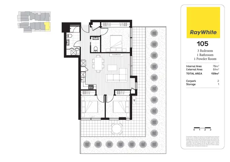 Floorplan of Homely apartment listing, 105/326-328 Burwood Highway, Burwood VIC 3125