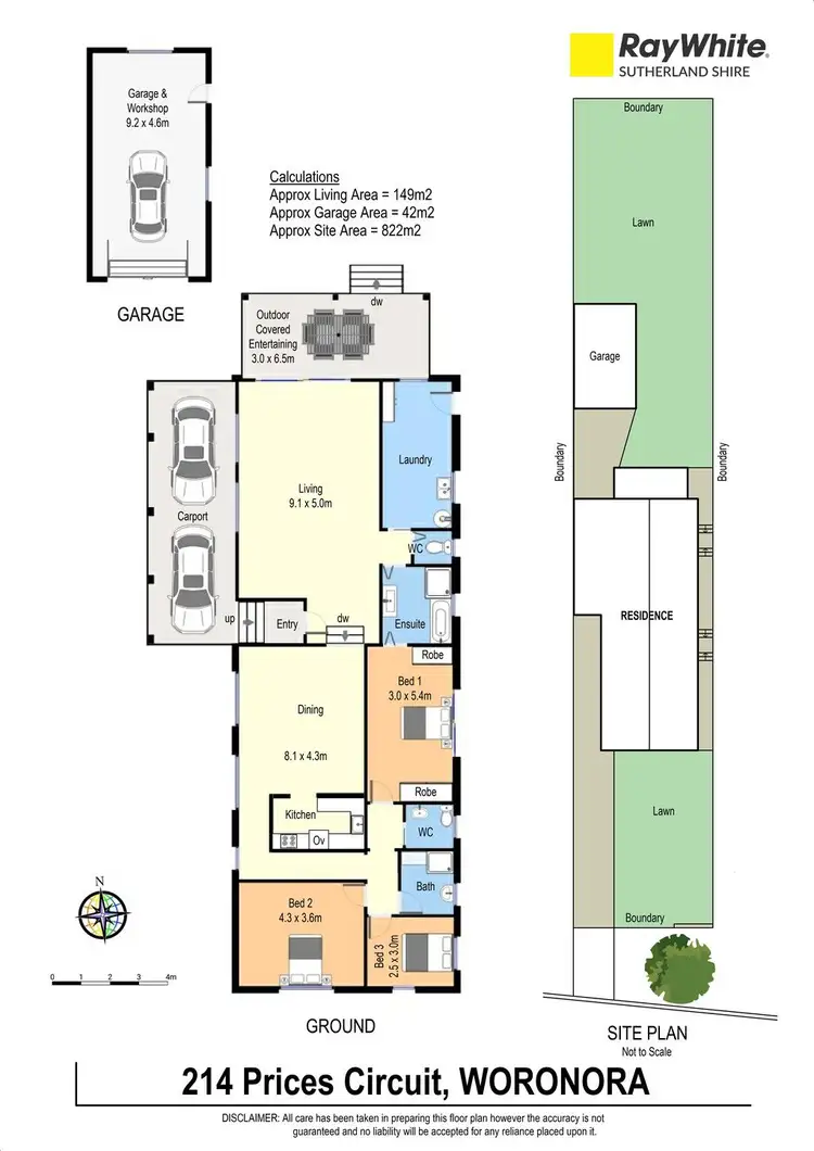 Floorplan of Homely house listing, 214 Prices Circuit, Woronora NSW 2232
