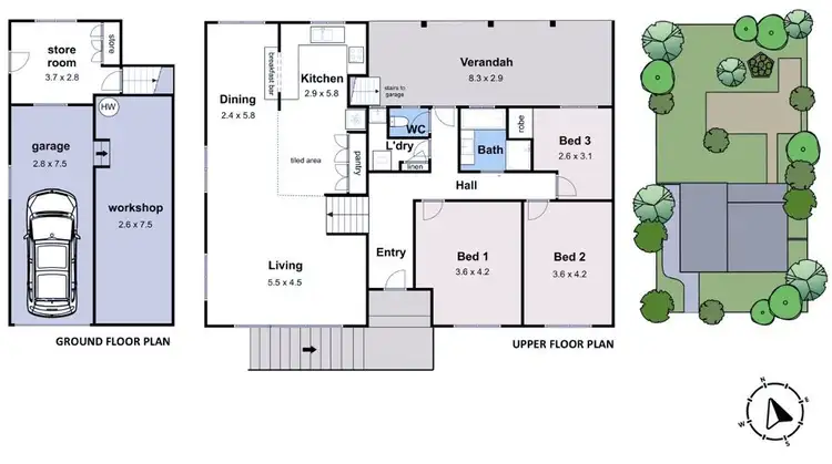 Floorplan of Homely house listing, 14 Oxley Drive, Bowral NSW 2576