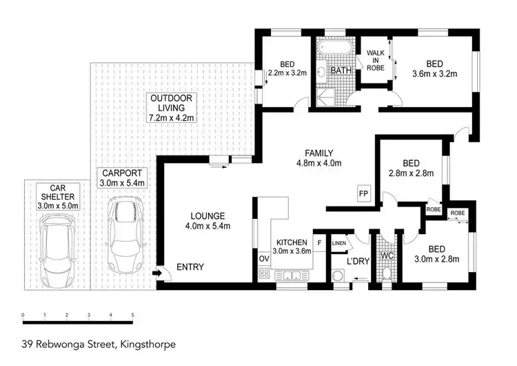 Floorplan of Homely house listing, 39 Rebwonga Street, Kingsthorpe QLD 4400