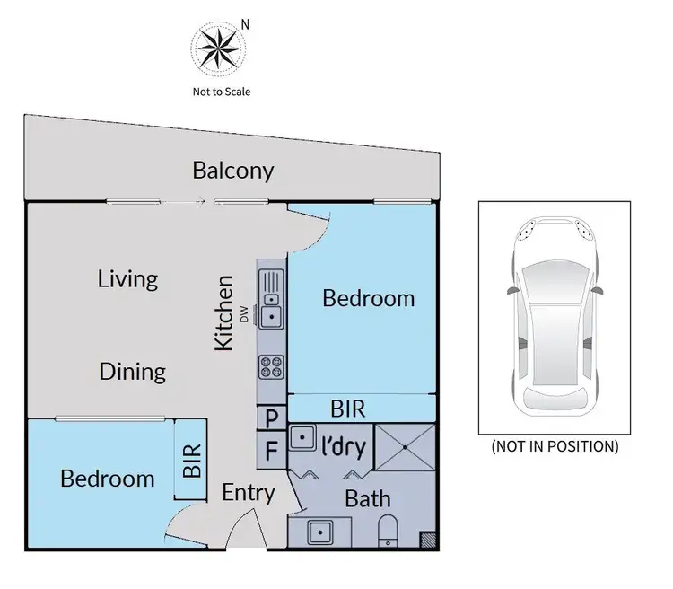 Floorplan of Homely apartment listing, 2215/8 Marmion Place, Docklands VIC 3008